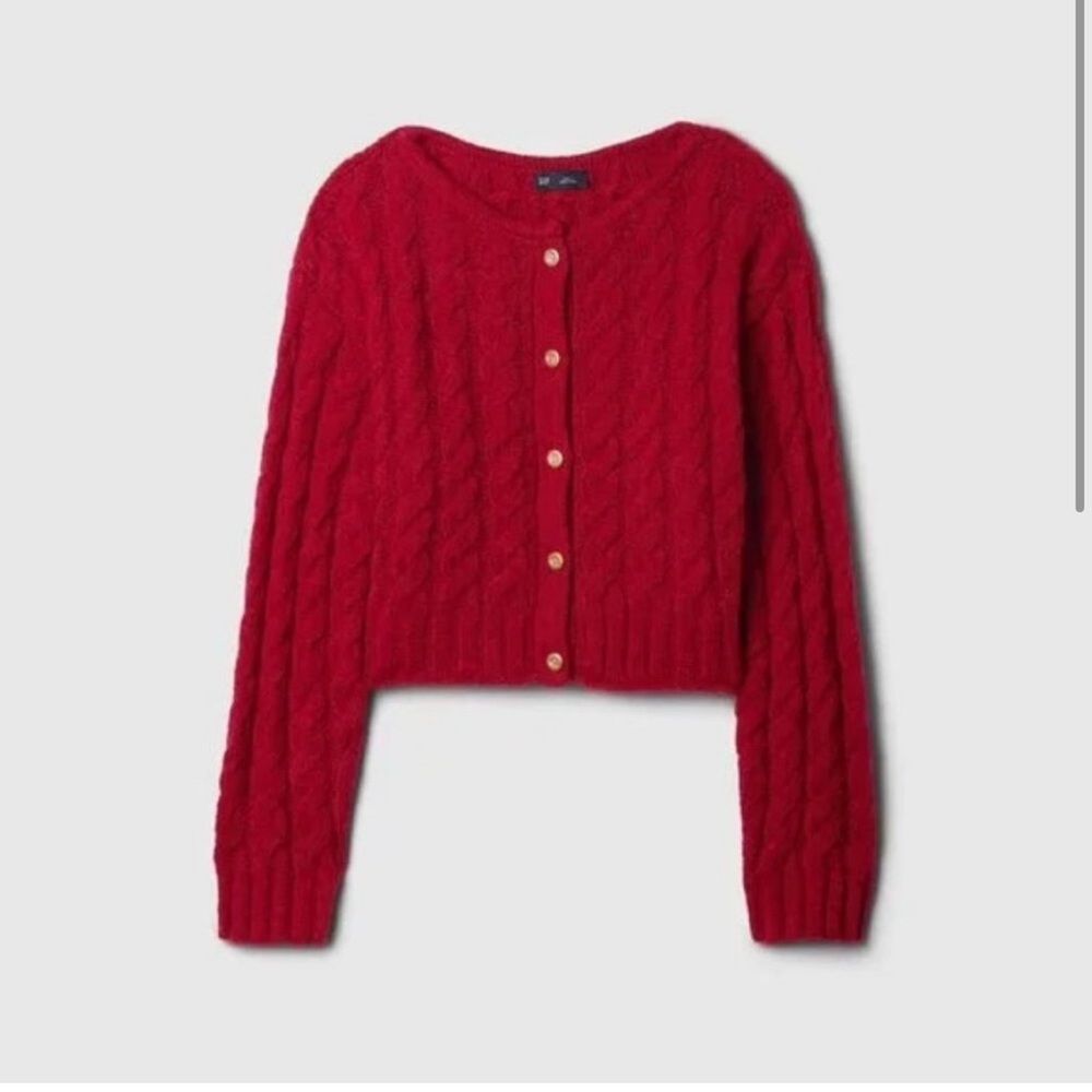 GAP x Cult Gaia Cardigan (Sled Red)